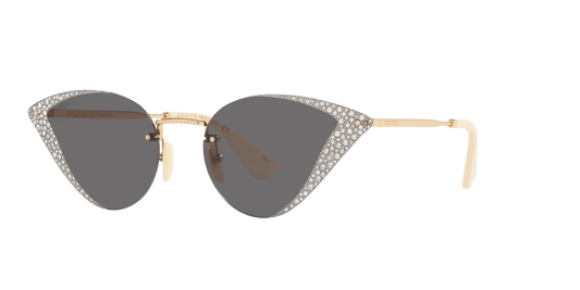 משקפי שמש של גוצ'י זהב-אפור | GUCCI GG0876S Gold-Grey