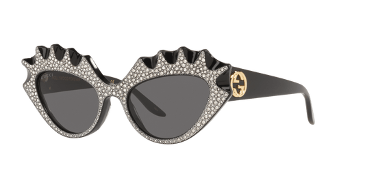 משקפי שמש של גוצ'י שחור-אפור | GUCCI GG0876S Black-Grey