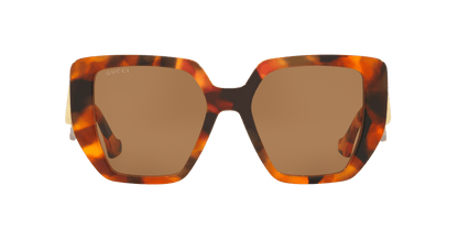 Gucci Tortoise-Brown Sunglasses | GUCCI GG0956S Tortoise-Brown