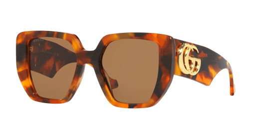 משקפי שמש של גוצ'י צב-חום | GUCCI GG0956S Tortoise-Brown