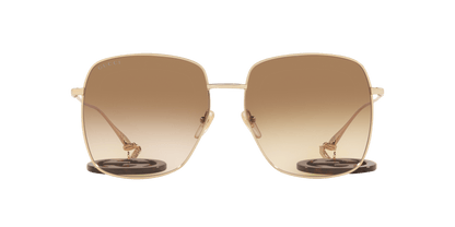 משקפי שמש של גוצ'י זהב-חום | GUCCI GG1031S Gold-Brown