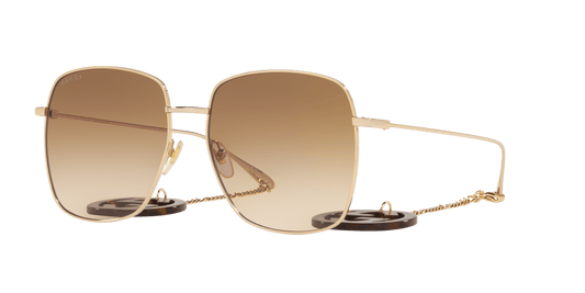 משקפי שמש של גוצ'י זהב-חום | GUCCI GG1031S Gold-Brown