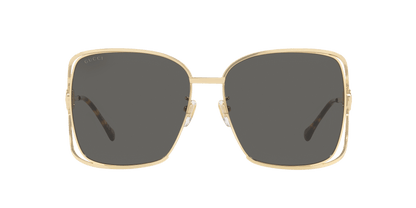 משקפי שמש של גוצ'י זהב-אפור | GUCCI GG1020S Gold-Grey