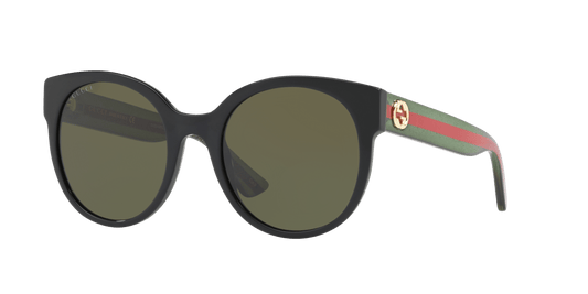 Gucci Sunglasses Black-Green | GUCCI GG0035SN Black-Green