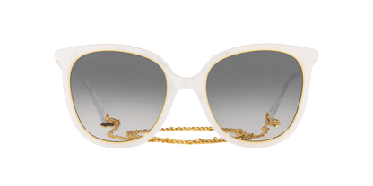 משקפי שמש של גוצ'י לבן-קליר | GUCCI GG1076S White-Clear