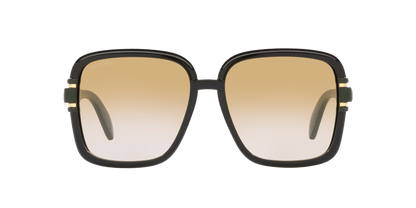 משקפי שמש של גוצ'י שחור-ירוק | GUCCI GG1066S Black-Green