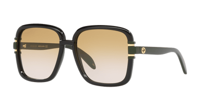משקפי שמש של גוצ'י שחור-ירוק | GUCCI GG1066S Black-Green