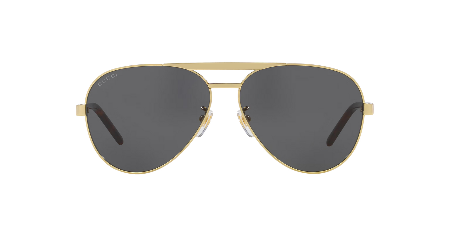 משקפי שמש של גוצ'י זהב-חום | GUCCI GG1163S Gold-Brown