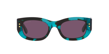 משקפי שמש של גוצ'י טורקיז-ויולט | GUCCI GG1215S Turquoise-Violet