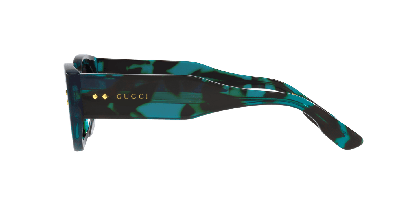 משקפי שמש של גוצ'י טורקיז-ויולט | GUCCI GG1215S Turquoise-Violet