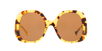 Gucci Tortoise-Brown Sunglasses | GUCCI GG1235S Tortoise-Brown