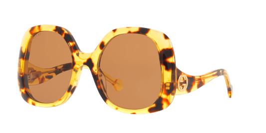 Gucci Tortoise-Brown Sunglasses | GUCCI GG1235S Tortoise-Brown