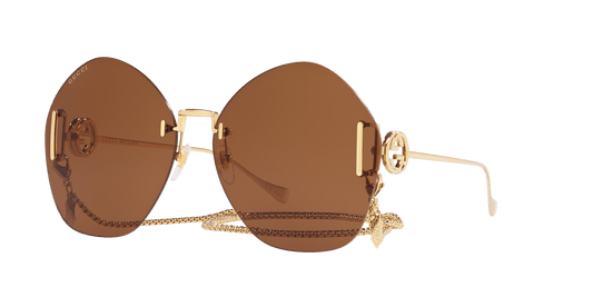 Gucci Sunglasses Gold-Brown | GUCCI GG1203S Gold-Brown
