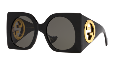 Gucci Sunglasses Black-Grey | GUCCI GG1254S Black-Grey