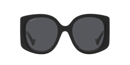 משקפי שמש של גוצ'י שחור-אפור | GUCCI GG1257S Black-Grey