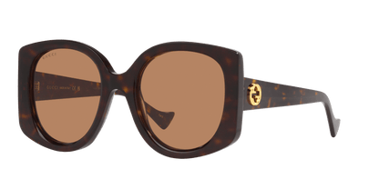 משקפי שמש של גוצ'י צב-חום | GUCCI GG1257S Tortoise-Brown