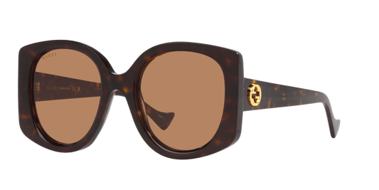 משקפי שמש של גוצ'י צב-חום | GUCCI GG1257S Tortoise-Brown