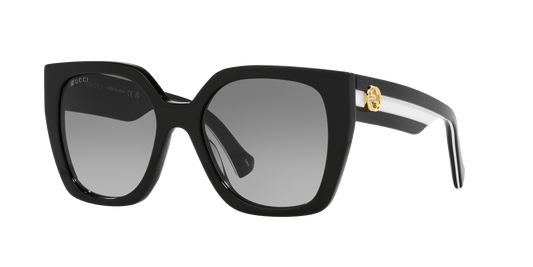 משקפי שמש של גוצ'י שחור מט-אפור | GUCCI GG1300S Black Matte-Grey
