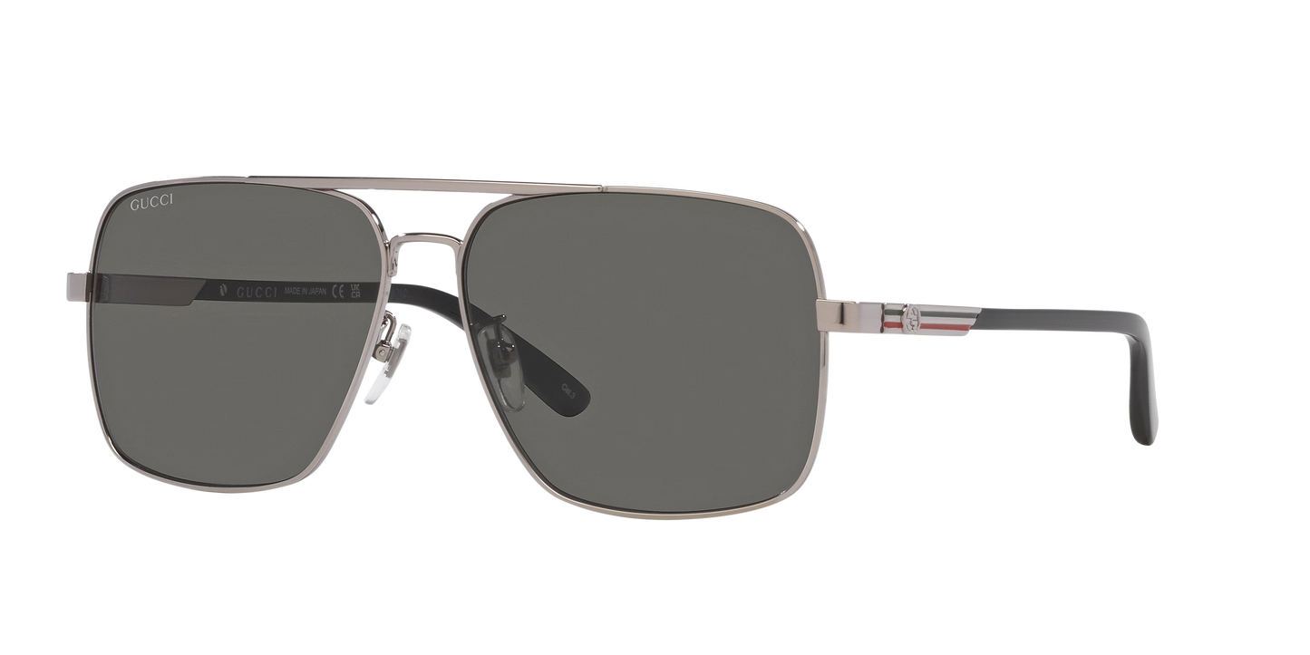 משקפי שמש של גוצ'י כסף-אפור | GUCCI GG1289S Silver-Grey