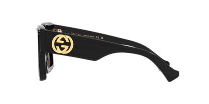 משקפי שמש של גוצ'י שחור-חום | GUCCI GG1307S Black-Brown