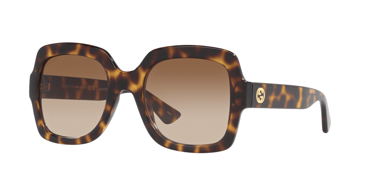משקפי שמש של גוצ'י צב-חום | GUCCI GG1337S Tortoise-Brown