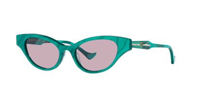 משקפי שמש של גוצ'י ירוק-סגול | GUCCI GG1298S Green-Purple