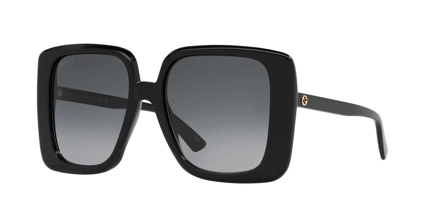משקפי שמש של גוצ'י שחור-אפור | GUCCI GG1314S Black-Grey