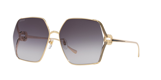 Gucci Gold-Grey Sunglasses | GUCCI GG1322SA Gold-Grey