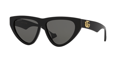 משקפי שמש של גוצ'י שחור-אפור | GUCCI GG1333S Black-Grey