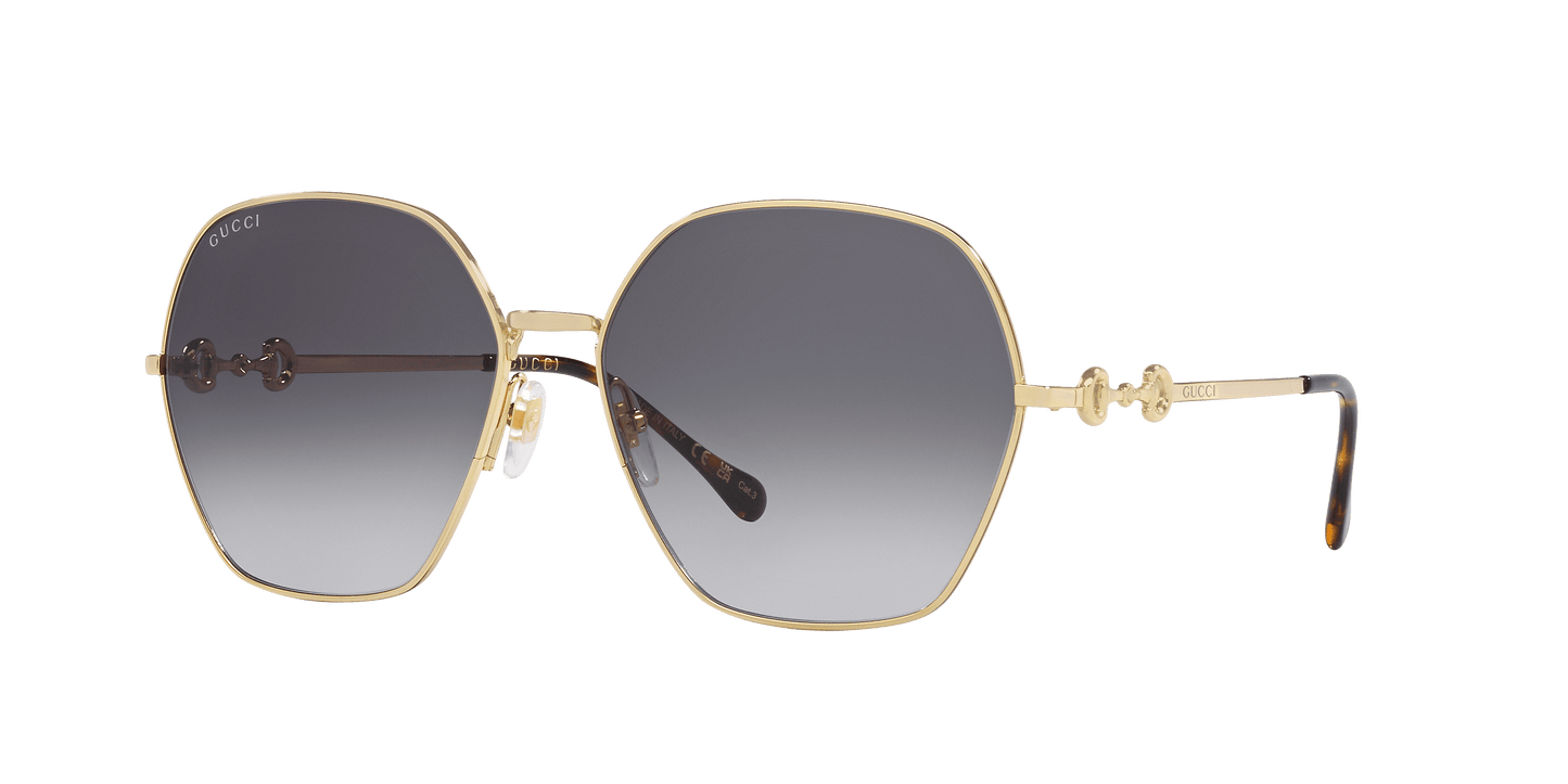 משקפי שמש של גוצ'י זהב-אפור | GUCCI GG1335S Gold-Grey