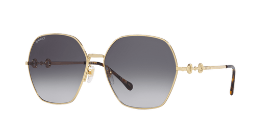 משקפי שמש של גוצ'י זהב-אפור | GUCCI GG1335S Gold-Grey
