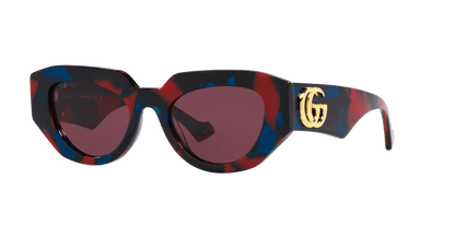 משקפי שמש של גוצ'י צב-סגול | GUCCI GG1421S Tortoise-Purple