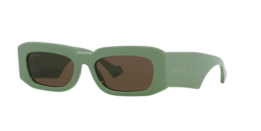 משקפי שמש של גוצ'י ירוק-חום | GUCCI GG1426S Green-Brown