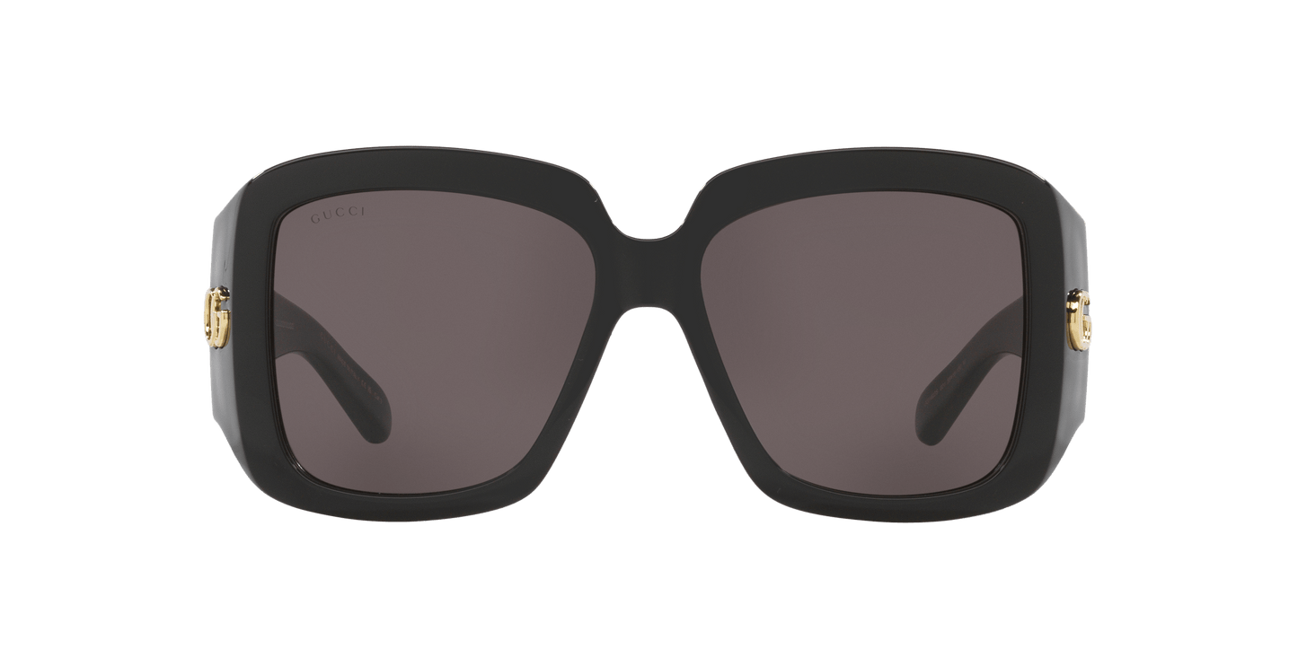 משקפי שמש של גוצ'י שחור-אפור | GUCCI GG1402S Black-Grey