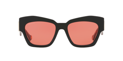 משקפי שמש של גוצ'י שחור-כתום | GUCCI GG1422S Black-Orange