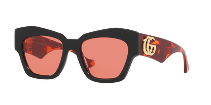 משקפי שמש של גוצ'י שחור-כתום | GUCCI GG1422S Black-Orange