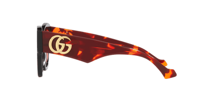 משקפי שמש של גוצ'י שחור-כתום | GUCCI GG1422S Black-Orange