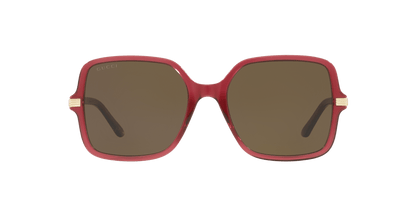 משקפי שמש של גוצ'י בורדו-חום | GUCCI GG1449S Burgundy-Brown