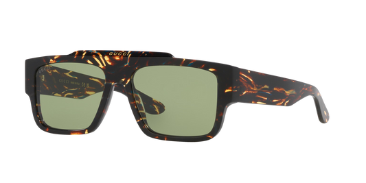 Gucci Tortoise-Green Sunglasses | GUCCI GG1460S Tortoise-Green