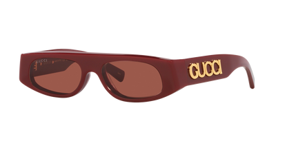 משקפי שמש של גוצ'י אדום-חום | GUCCI GG1771S Red-Brown