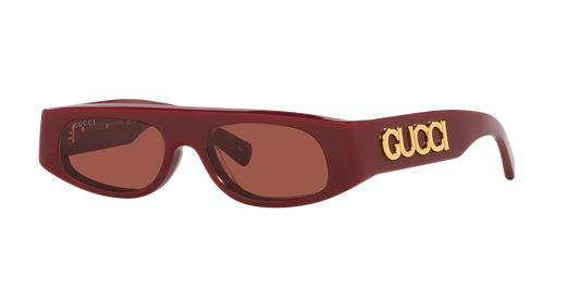 משקפי שמש של גוצ'י אדום-חום | GUCCI GG1771S Red-Brown