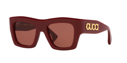 משקפי שמש של גוצ'י אדום-חום | GUCCI GG1772S Red-Brown