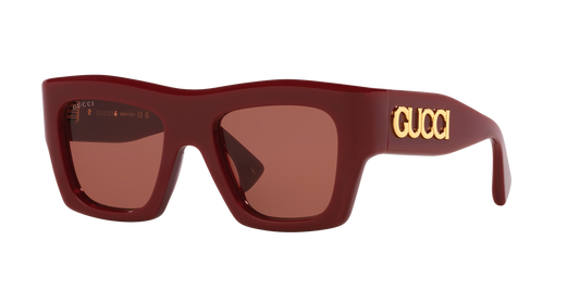 משקפי שמש של גוצ'י אדום-חום | GUCCI GG1772S Red-Brown