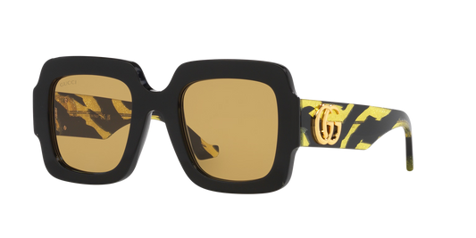 Gucci Sunglasses Black-Brown | GUCCI GG1547S Black-Brown