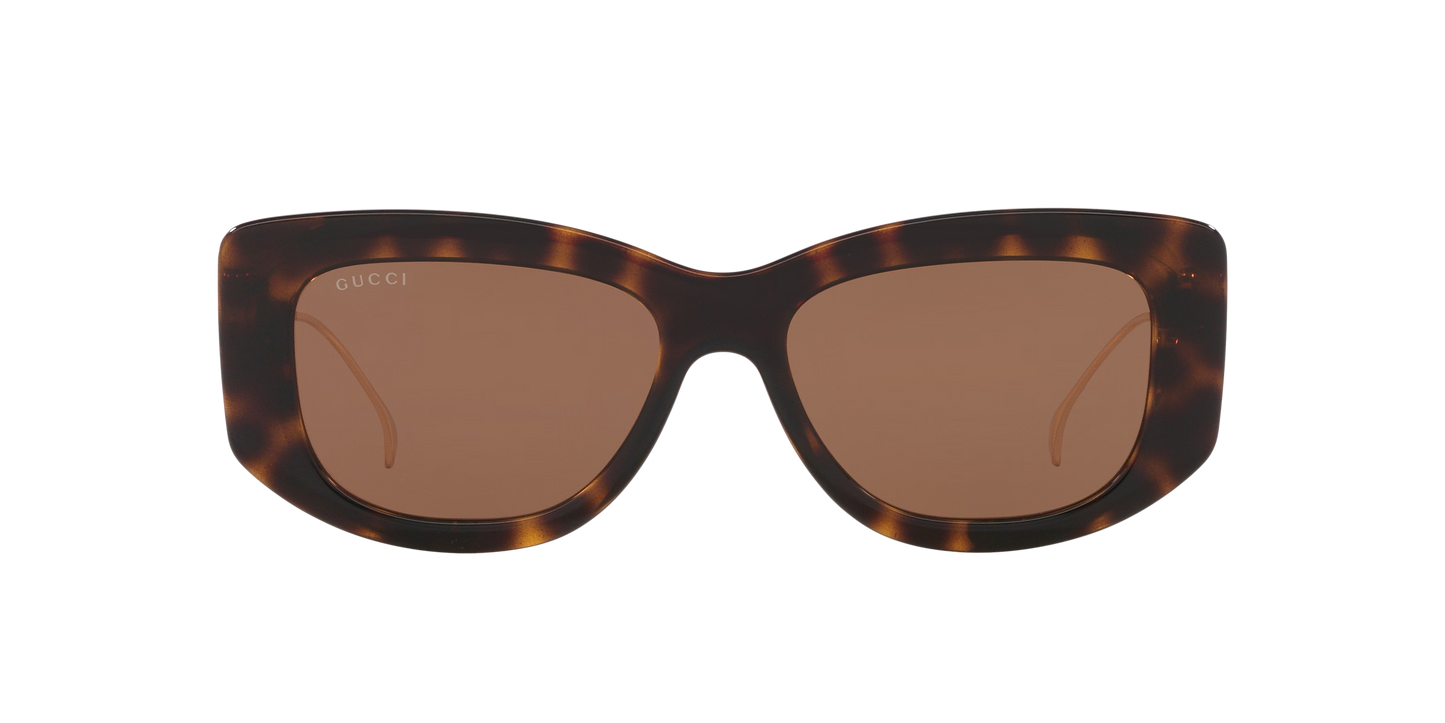 Gucci Tortoise-Brown Sunglasses | GUCCI GG1566S Tortoise-Brown