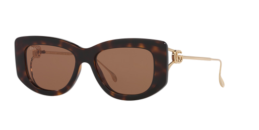 Gucci Tortoise-Brown Sunglasses | GUCCI GG1566S Tortoise-Brown