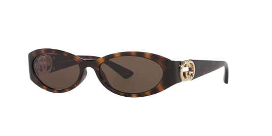 Gucci Tortoise-Brown Sunglasses | GUCCI GG1660S Tortoise-Brown