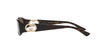 Gucci Tortoise-Brown Sunglasses | GUCCI GG1661S Tortoise-Brown