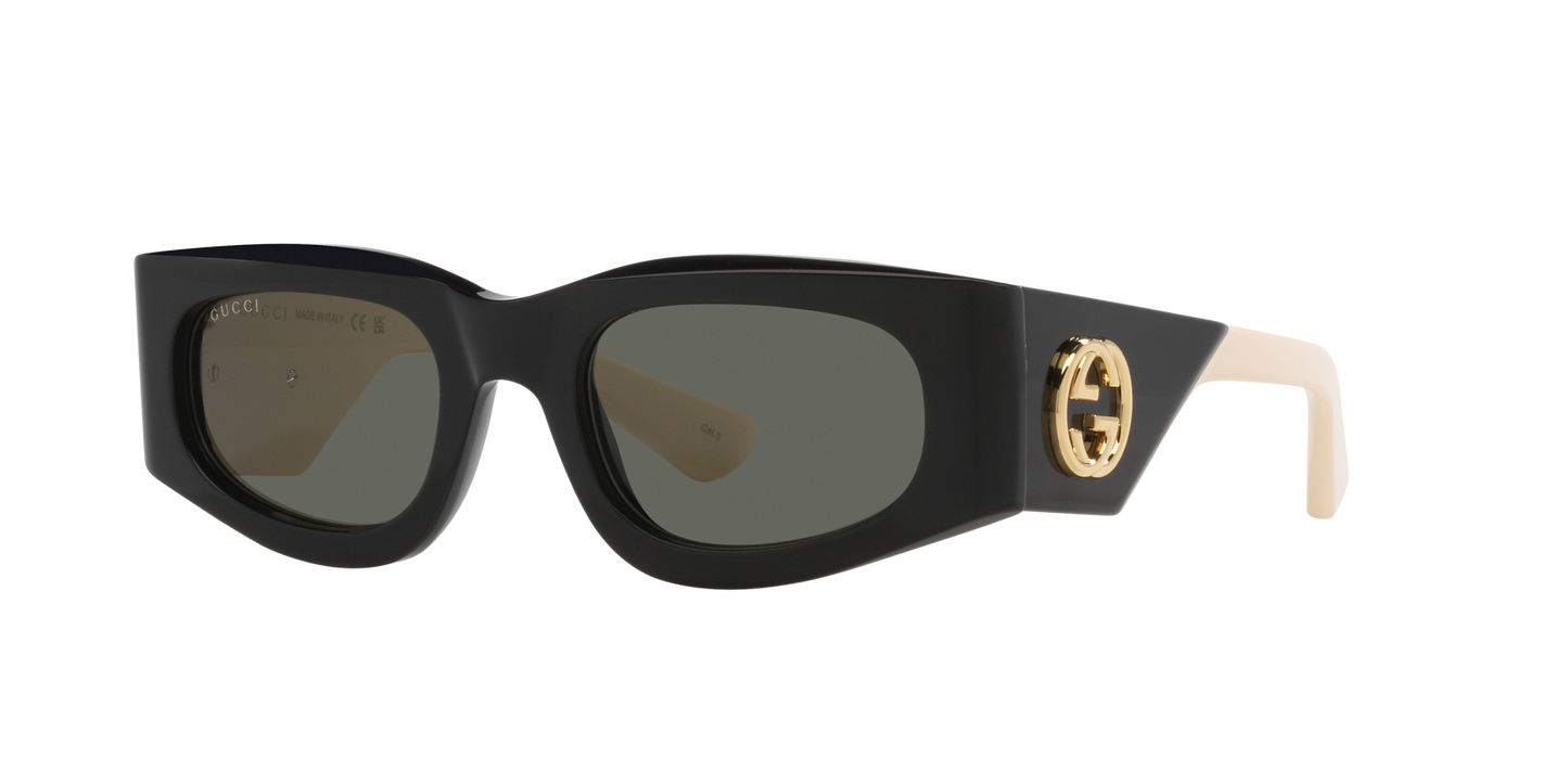 משקפי שמש של גוצ'י שחור-אפור | GUCCI GG1664S Black-Grey