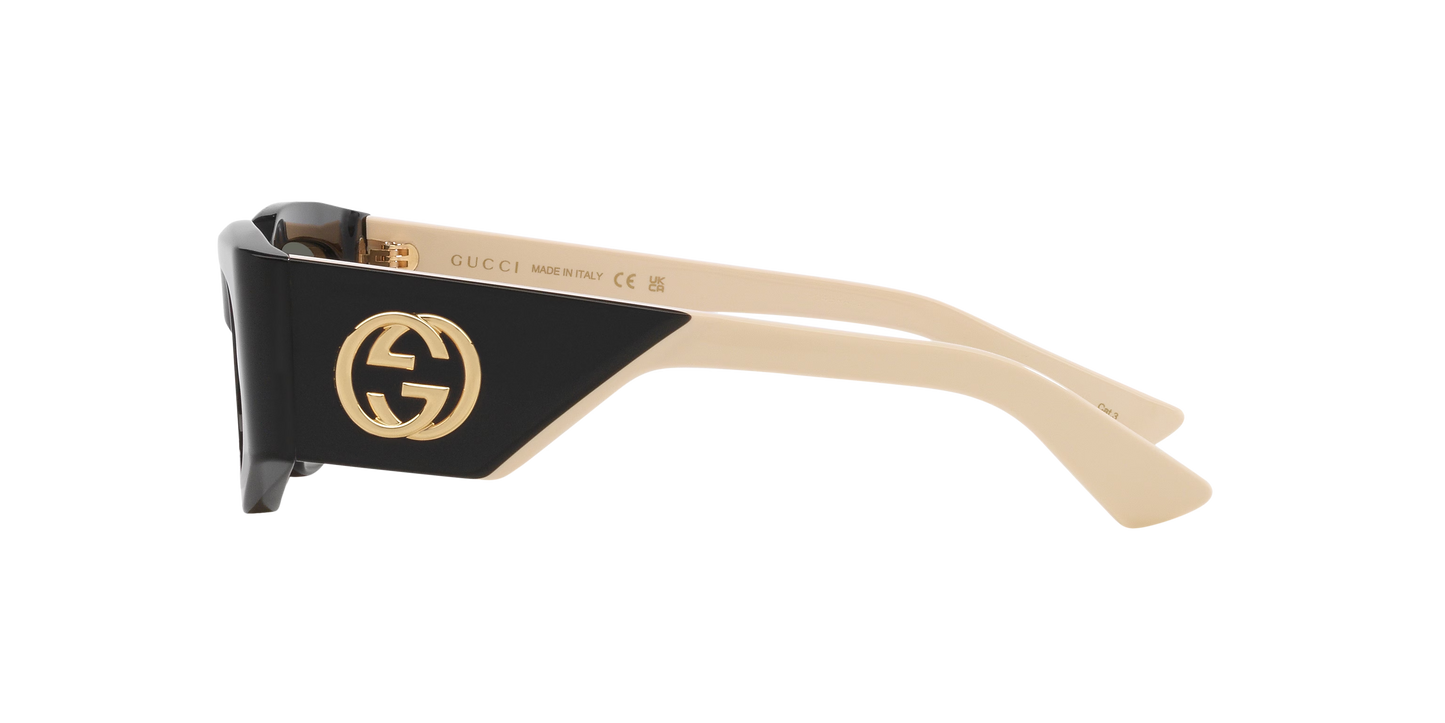 משקפי שמש של גוצ'י שחור-אפור | GUCCI GG1664S Black-Grey
